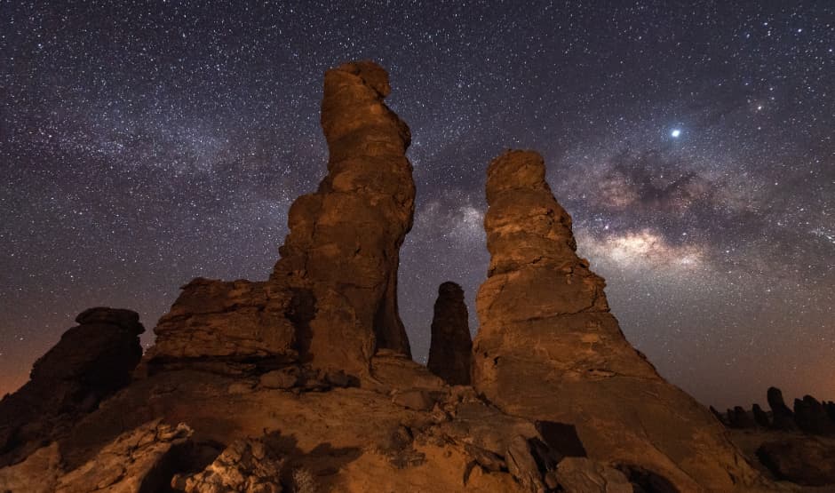 Experience the enchanting stargazing in Al-Ula