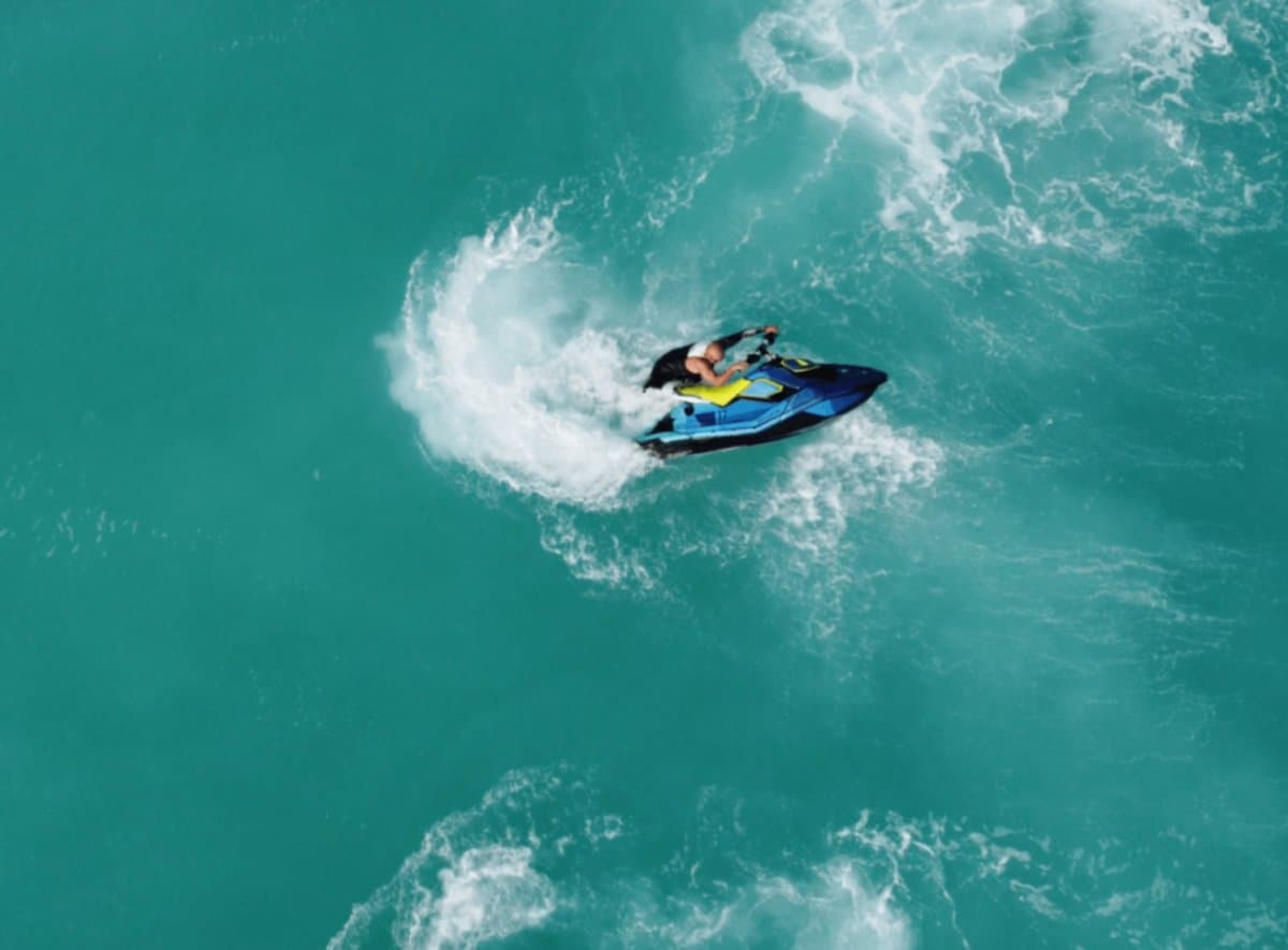 Various water activities at Half Moon Beach