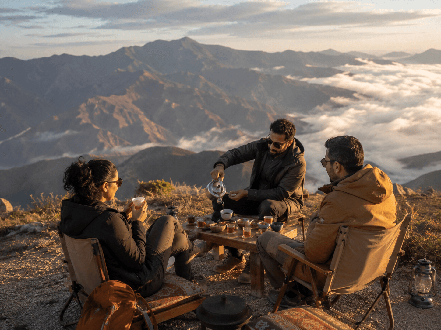 أبها:هايك وجلسة جبلية في السودة  قلب طبيعة عسير 🏔️