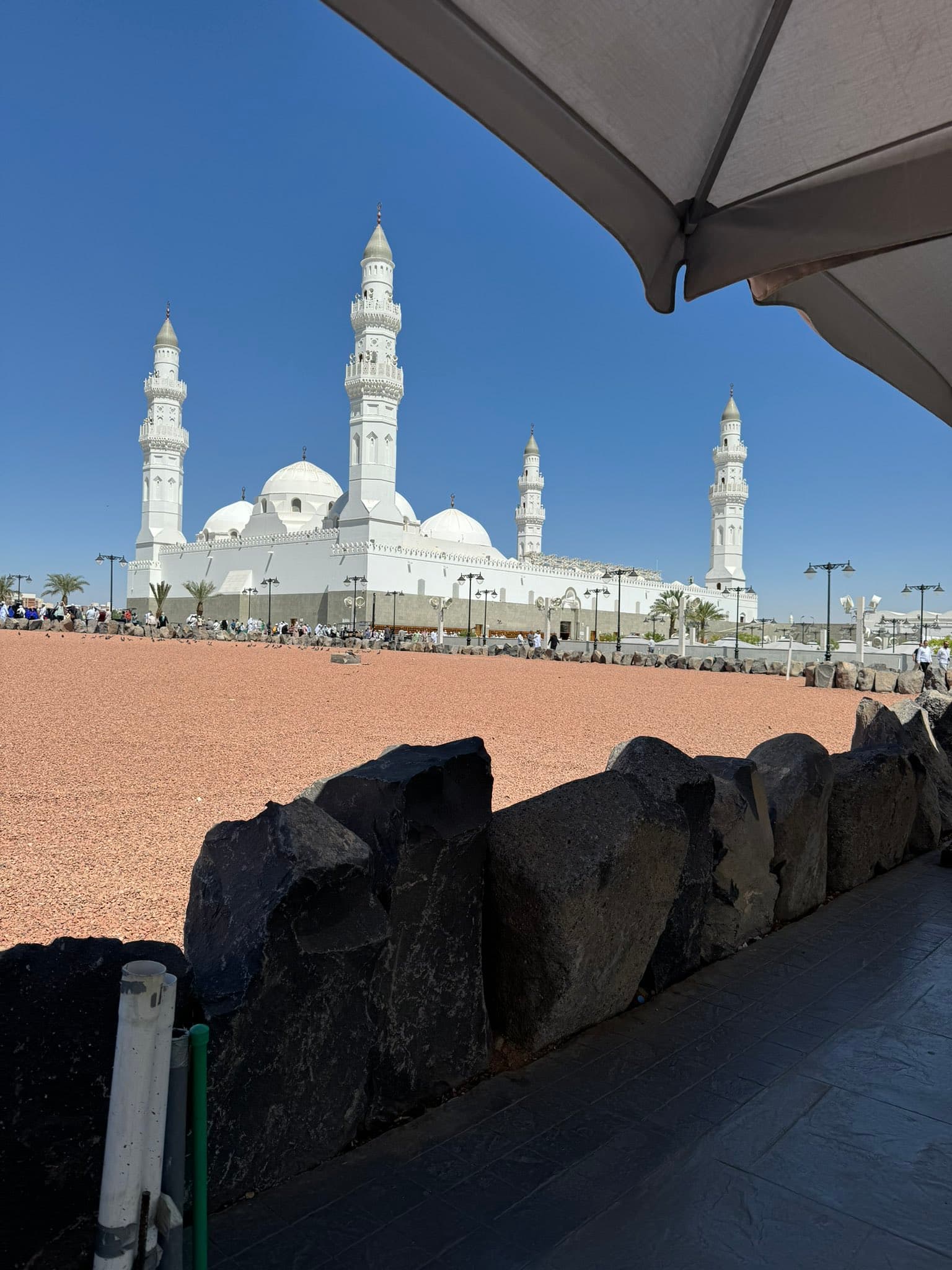 مدینہ منورہ میں حضور کا راستہ